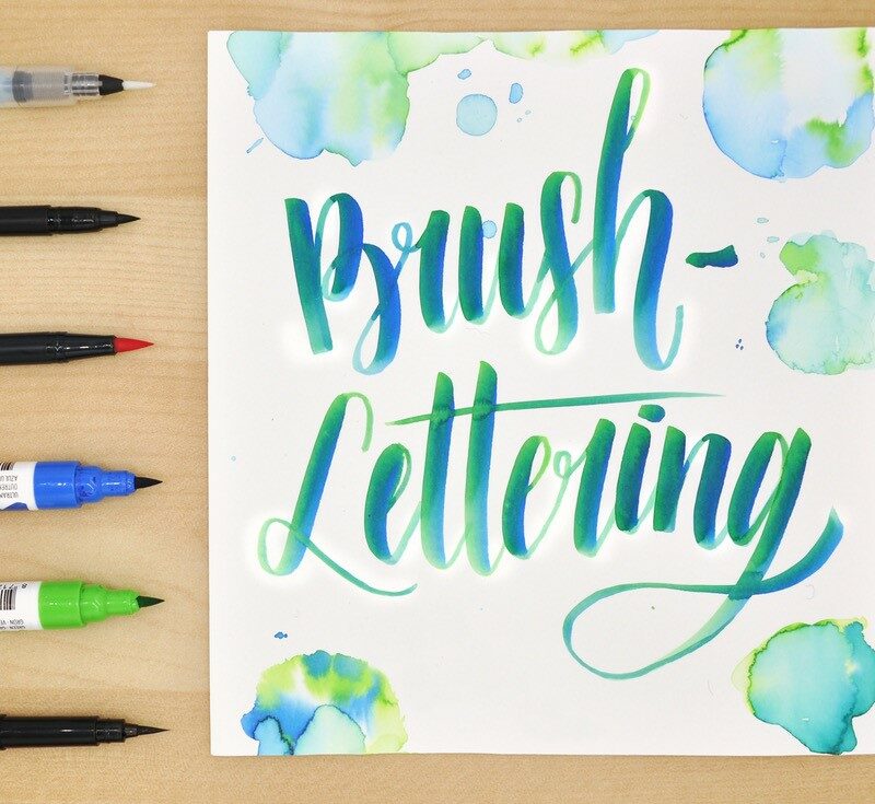 Brush Lettering Kursfoto