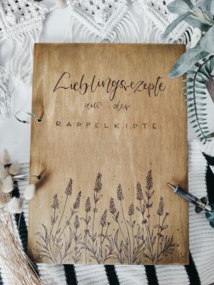Lieblingsrezepte Buchcover DIY