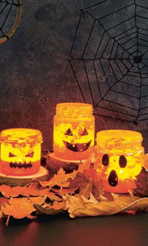 Gruselige Halloween Lichter DIY