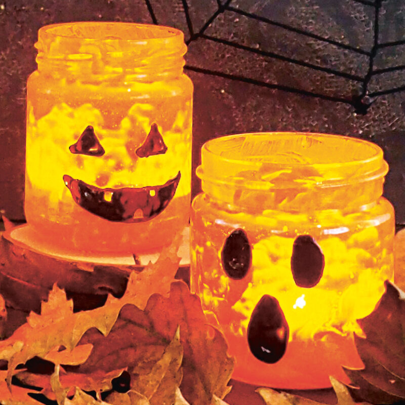 Halloween Windlichter DIY