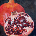 Ölmalen nach Vorlage und Fertigstellung begonnener Ölbilder